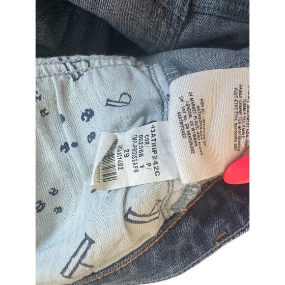 PILCRO AND THE LETTERPRESS Embroidered Denim Shorts Size 29 - Picture 11 of 12